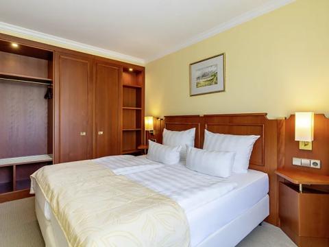 Schlafraum unserer Suiten Schlafraum unserer Suiten