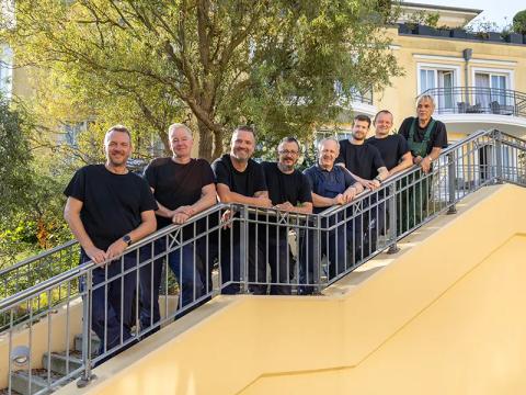 Unsere fleißigen Haustechniker