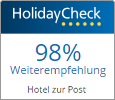 Das sagen unsere Gäste: die Hotelbewertungen des Hotel zur Post im Seebad Bansin auf Usedom.